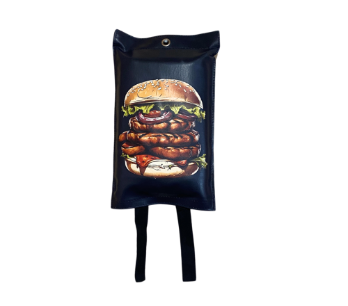 MultiMotion blusdeken - Hamburger print