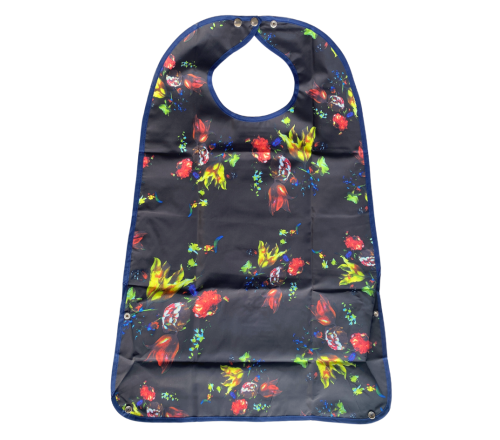 MultiMotion wasbare slab met print - Gekleurde bloemen
