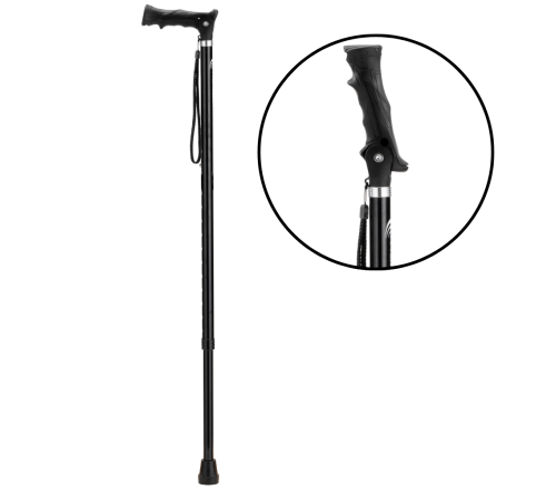 MultiMotion Wandelstok / Nordic loopstok - Zwart