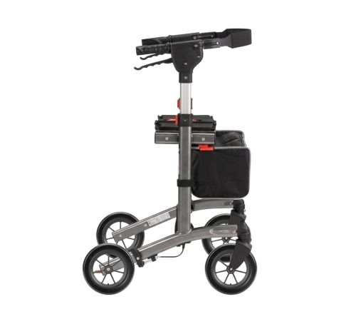 RA60 rollator met softwielen - STANDARD - Donkergrijs