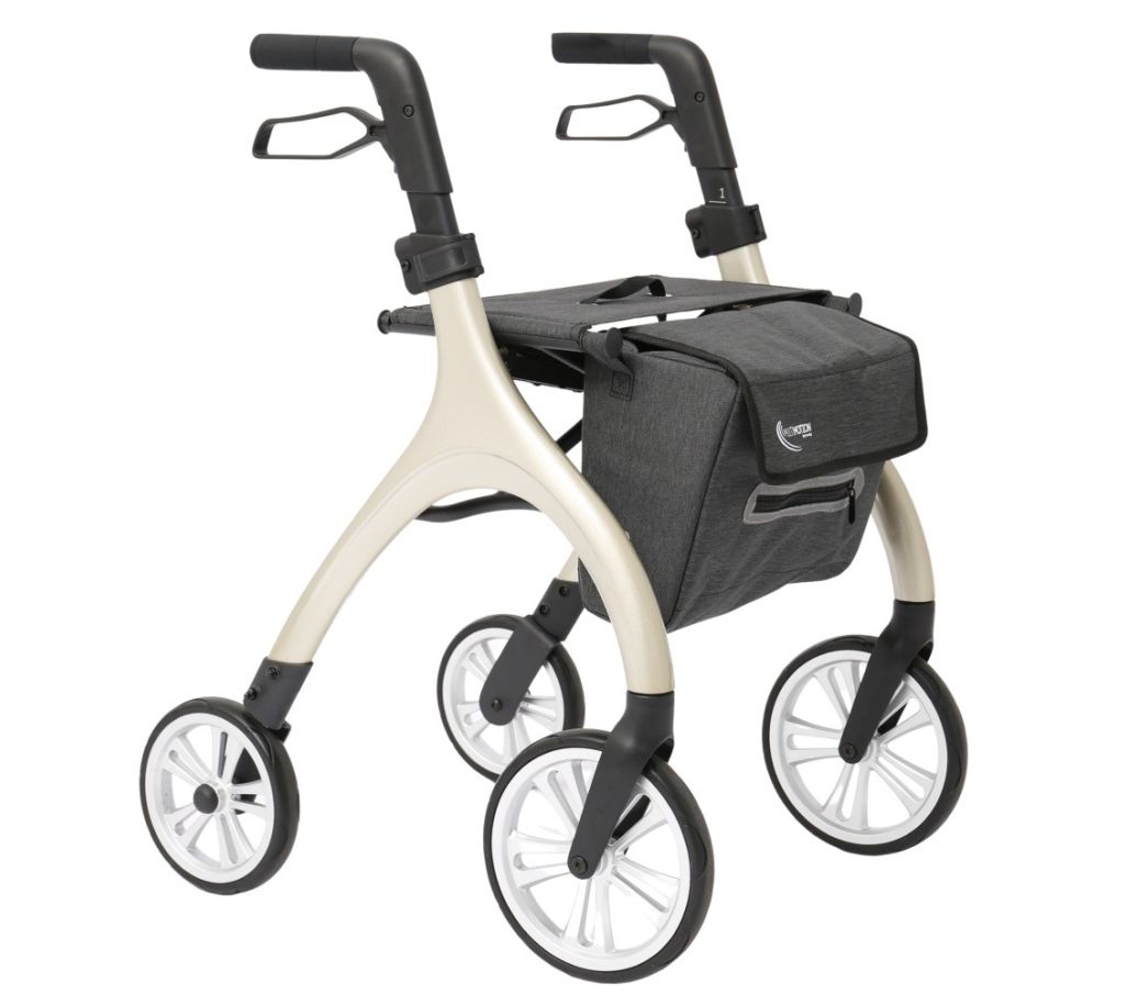 MultiMotion Curve rollator - Champagne (linker voorzijde) MultiMotion Curve rollator - Champagne (linker voorzijde)