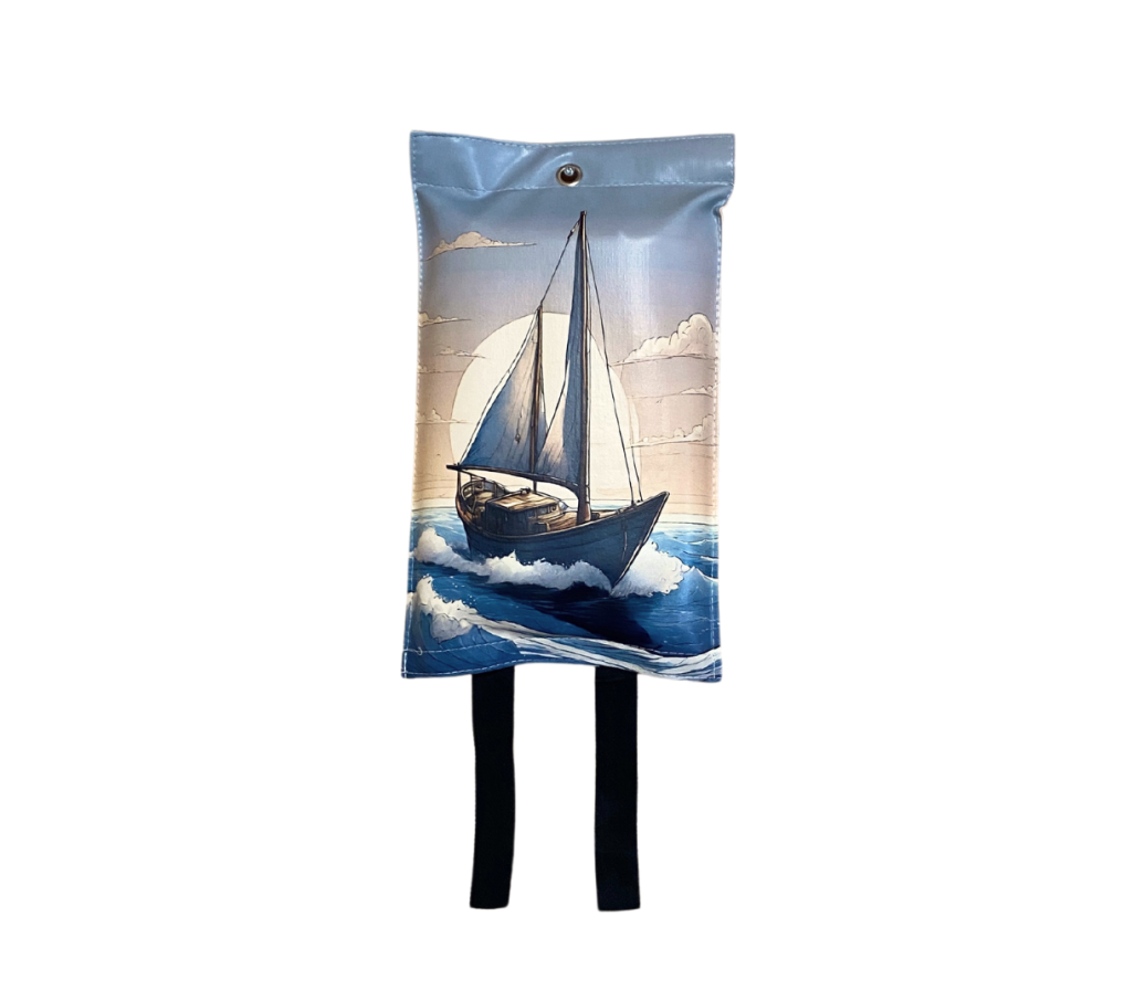 MultiMotion blusdeken - Zeilboot print MultiMotion blusdeken - Zeilboot print