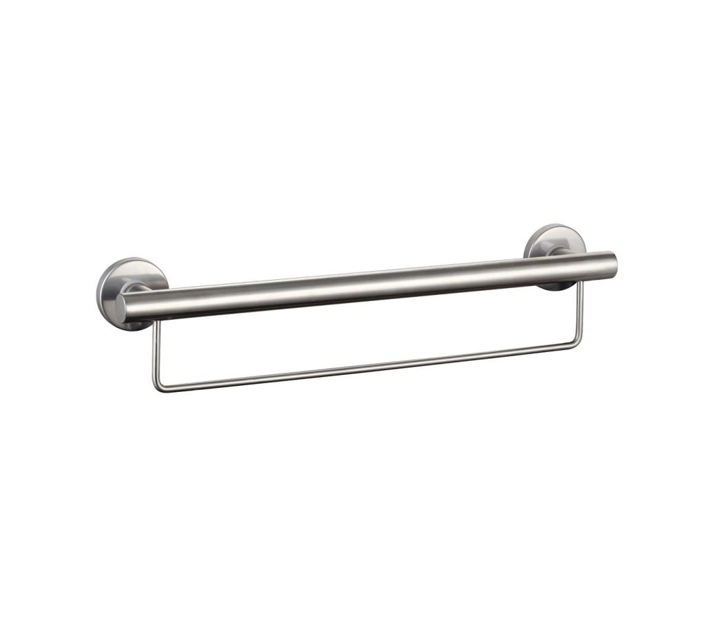 MultiMotion wandbeugel RVS met handdoekrek - 60 cm MultiMotion wandbeugel RVS met handdoekrek - 60 cm