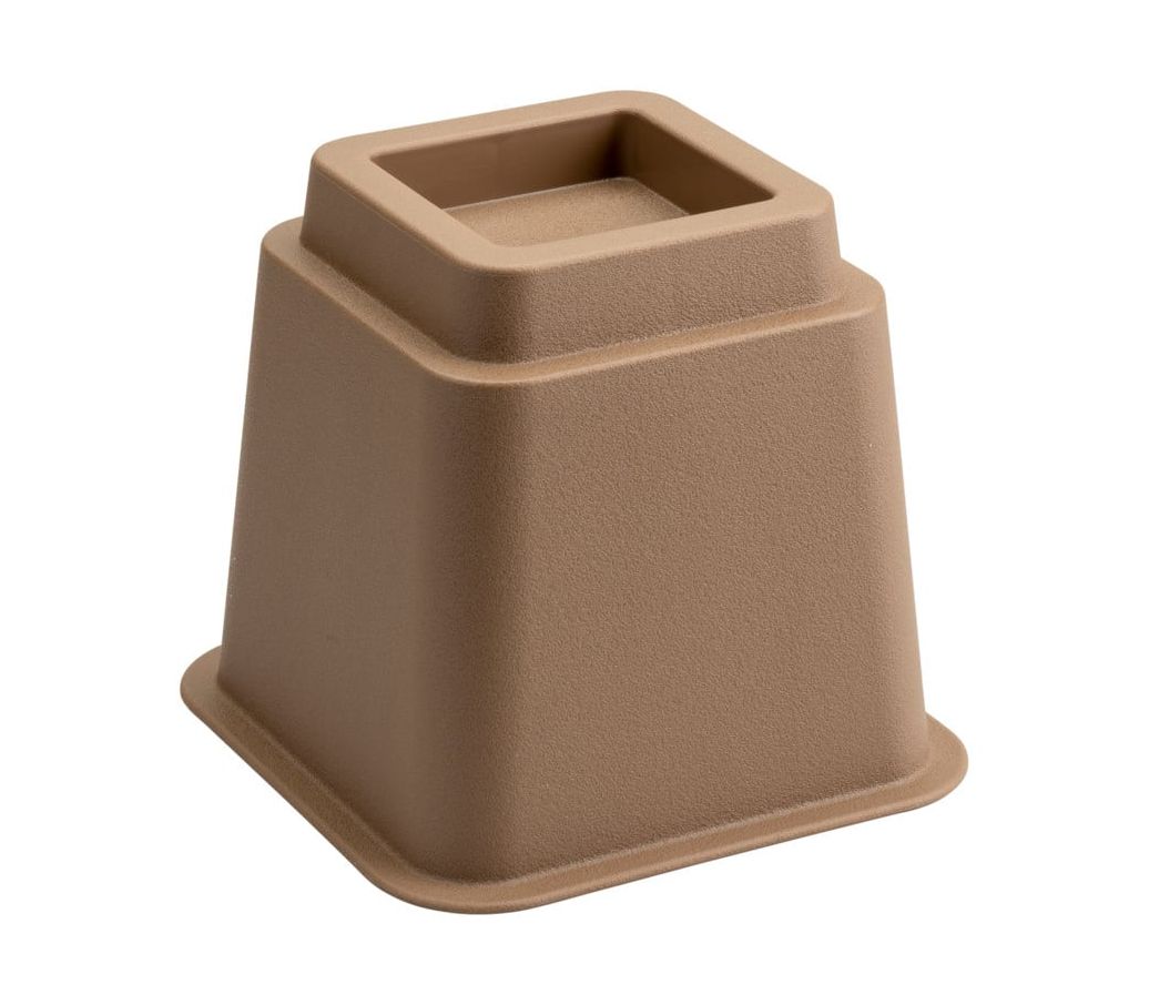 MultiMotion bedverhoger 13 cm - Bruin MultiMotion bedverhoger 13 cm - Bruin