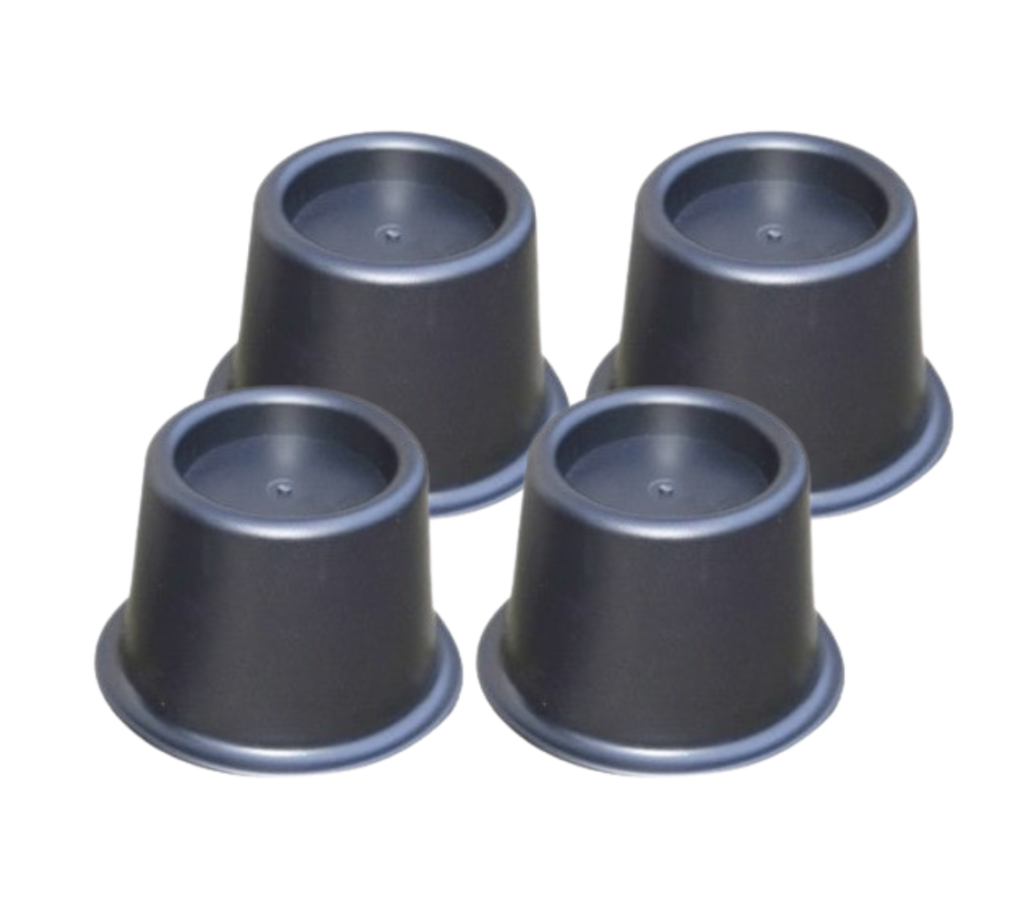 Herdegen bedverhogers rond - 9 cm (set van 4 stuks) Herdegen bedverhogers rond - 9 cm (set van 4 stuks)