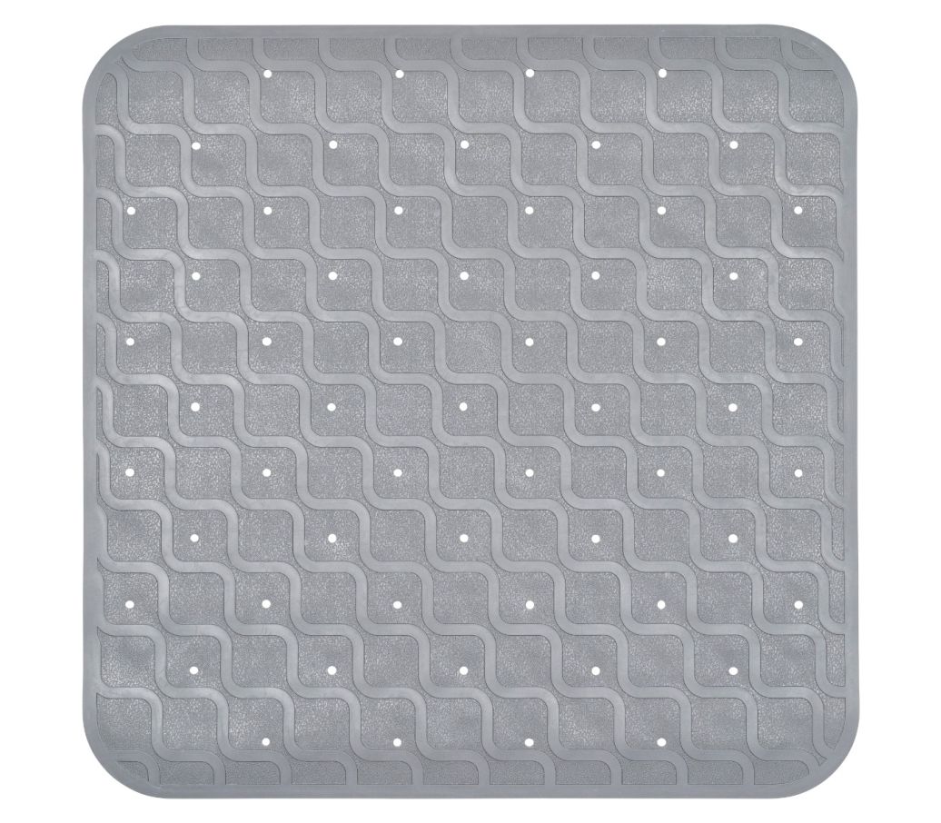 MultiMotion douchemat / badmat antislip - 53 x 53 cm Grijs