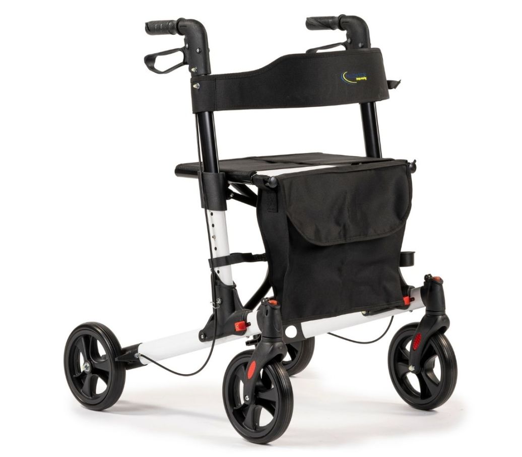 Multimotion Double rollator wit voorzijde Multimotion Double rollator wit voorzijde