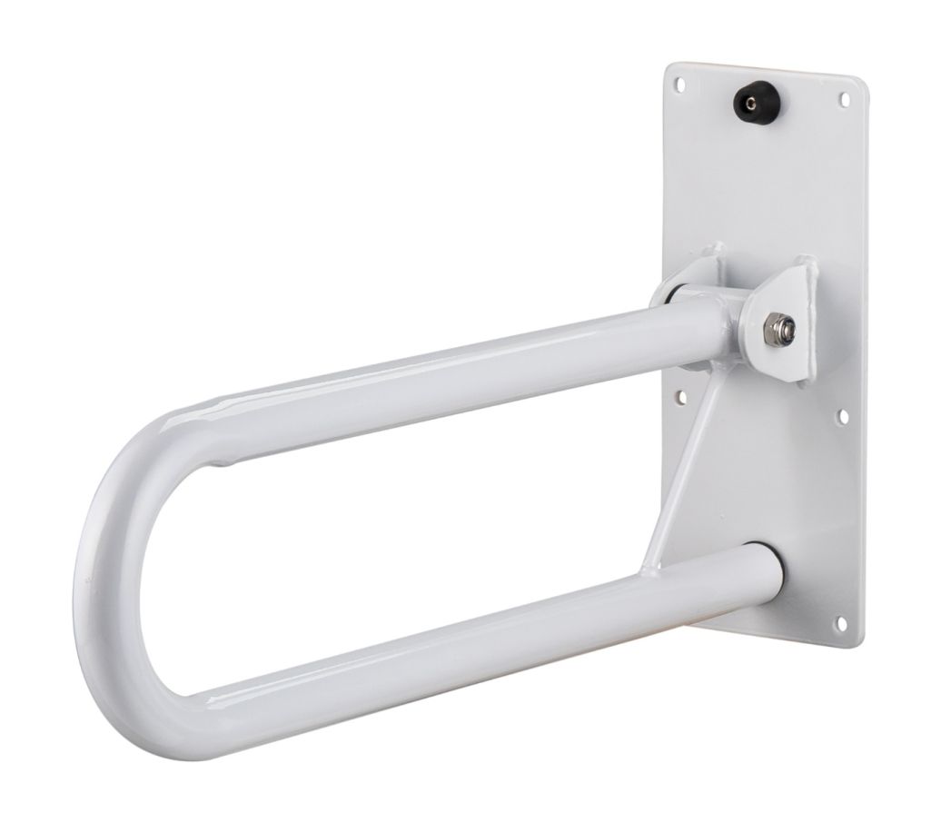 Toiletbeugel opklapbaar wit - 56 cm Toiletbeugel opklapbaar wit - 56 cm