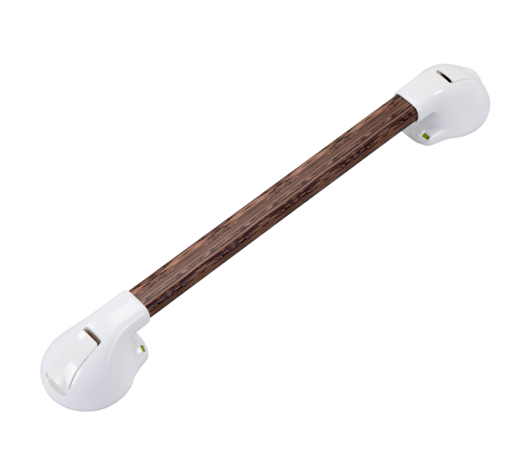 MultiMotion Wandbeugel met zuignappen, houtprint - 45 cm