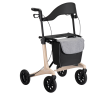 MultiMotion Carbon rollator - Beige - L (vooraanzicht)