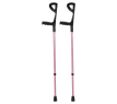 MultiMotion elleboogkrukken met open manchet - Roze