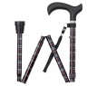 MultiMotion wandelstok opvouwbaar - Geruit opgevouwen