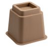 MultiMotion bedverhoger 13 cm - Bruin