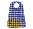 MultiMotion wasbare slab met print - Blauw/geel geruit
