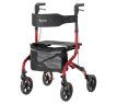 MultiMotion Lumo rollator - Rood (voorzijde)