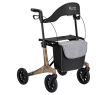 MultiMotion Carbon rollator - Panter print - M (vooraanzicht)