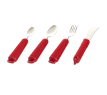 MultiMotion bestekset verdikt/buigbaar 4-delig - Rood MultiMotion bestekset verdikt/buigbaar 4-delig - Rood