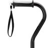 MultiMotion wandelstok met offset handvat - Zwart (ingezoomd op het handvat) MultiMotion wandelstok met offset handvat - Zwart (ingezoomd op het handvat)