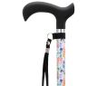 MultiMotion wandelstok - Bloemen (ingezoomd op handvat en kleur van de buis)