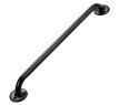 Wandbeugel mat zwart - 60 cm