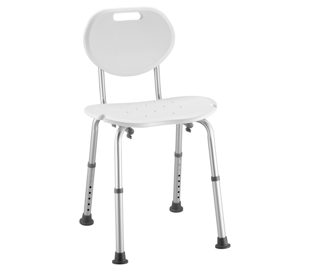 MultiMotion douchestoel ovaal - Wit MultiMotion douchestoel ovaal - Wit