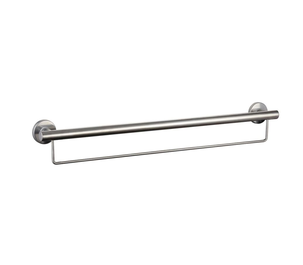MultiMotion wandbeugel RVS met handdoekrek - 90 cm MultiMotion wandbeugel RVS met handdoekrek - 90 cm