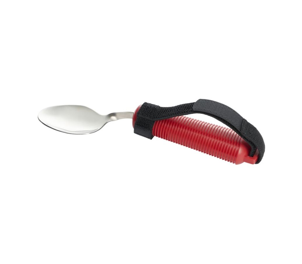 MultiMotion Fixatiebandje voor verdikt/buigbaar bestek (bevestigd aan een eetlepel)
