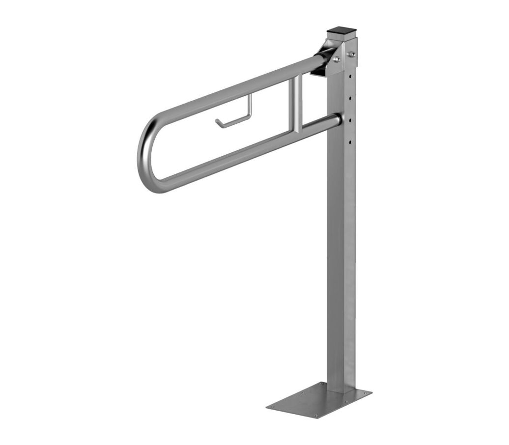 MultiMotion toiletbeugel op vloerstatief RVS - 60 cm