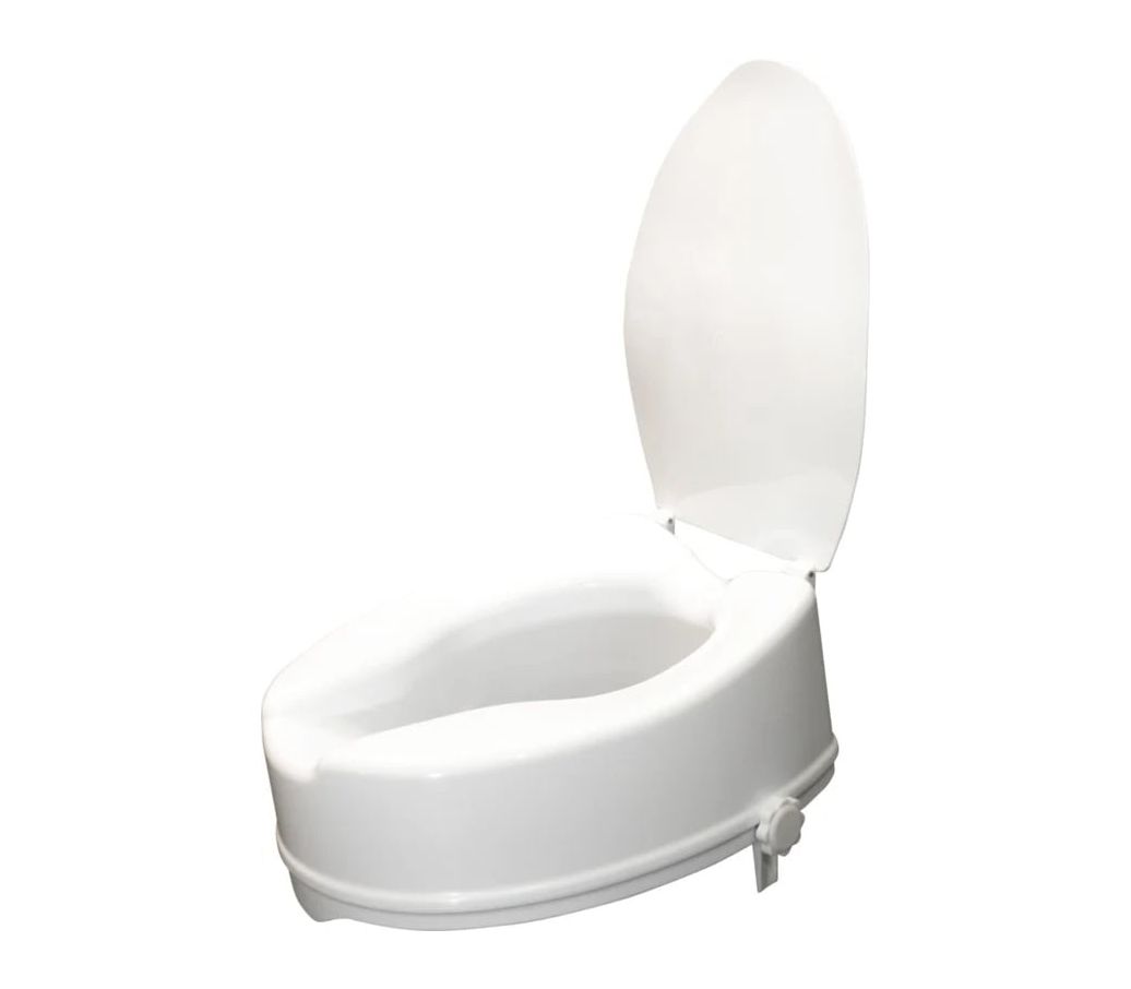 MultiMotion toiletverhoger - 5 cm (met de deksel omhoog) MultiMotion toiletverhoger - 5 cm (met de deksel omhoog)